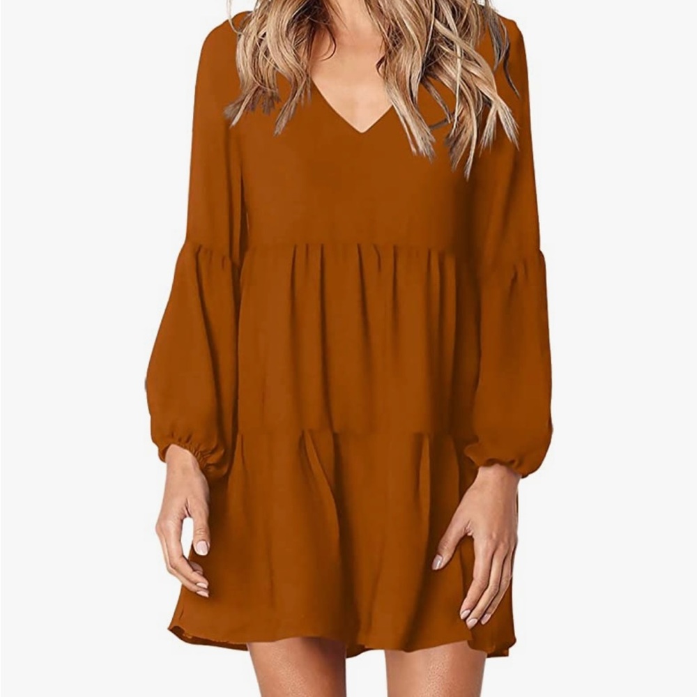 Amoretu Casual Shift Flowy Tunic Dress SZ L